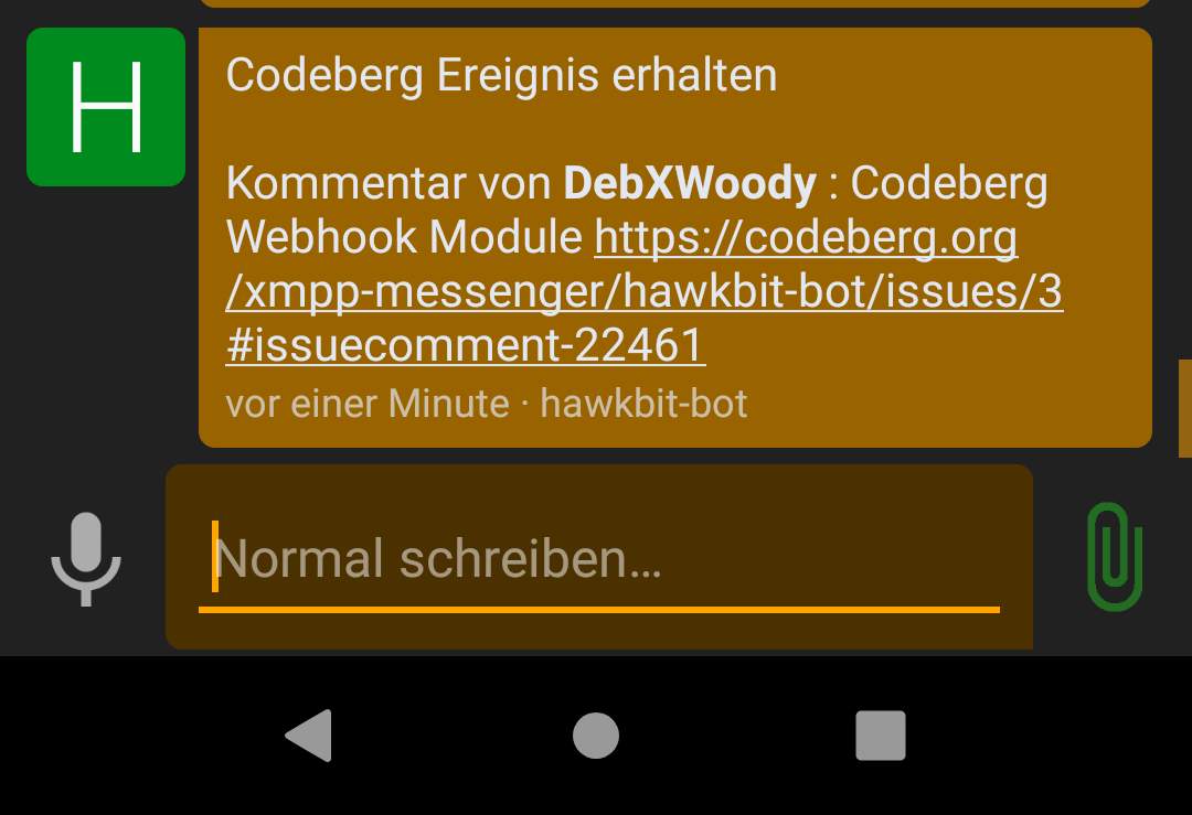 Codeberg Webhook